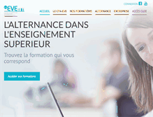 Tablet Screenshot of cfa-eve.fr